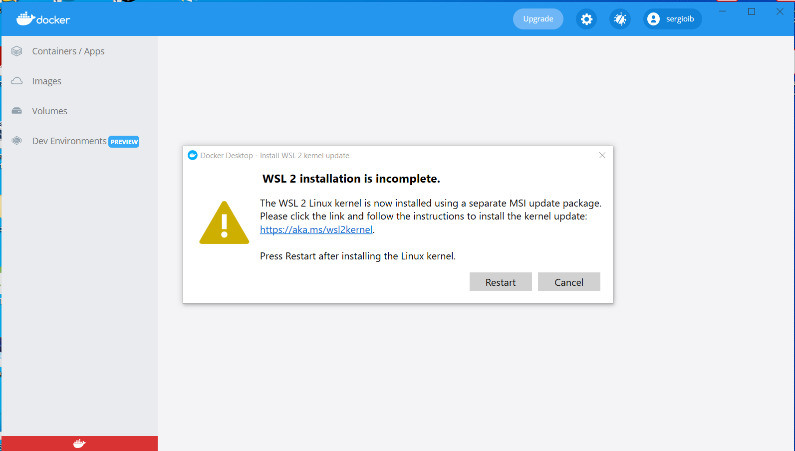 error wls2
