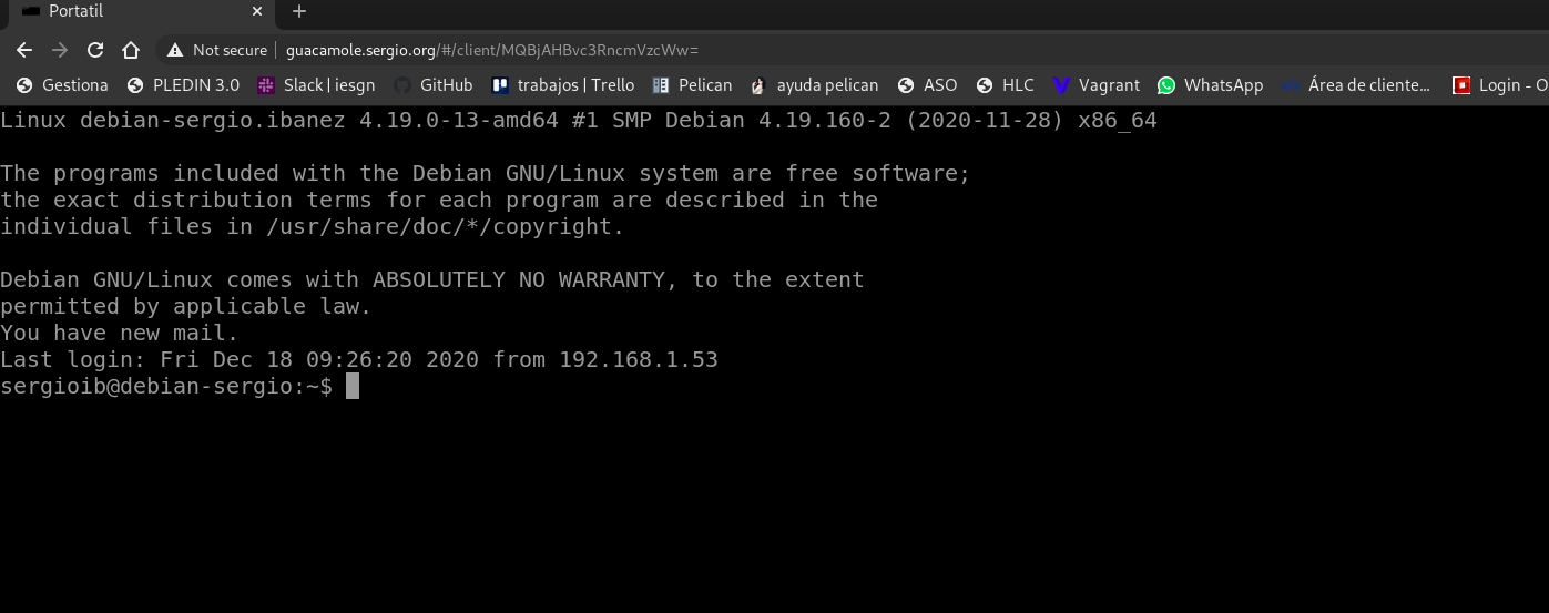 conexion autentificada